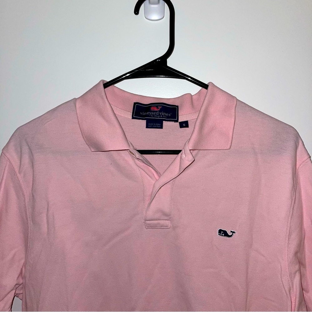 VINEYARD VINES classic pink polo